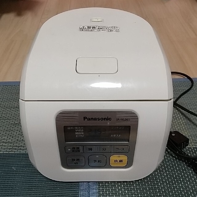 Panasonic - パナソニック 炊飯器 SR-ML051の通販 by ピノッキオ's shop｜パナソニックならラクマ