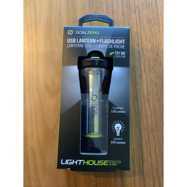 【新品未使用】GOALZERO lighthouse micro flash