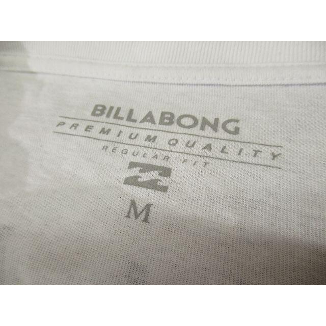 billabong(ビラボン)のMii様専用 G② ビラボン 両面 ロゴ プリント 長袖 Tシャツ 白 M メンズのトップス(Tシャツ/カットソー(七分/長袖))の商品写真