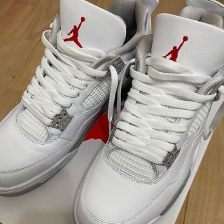 ナイキ(NIKE)のChinoさん専用NIKE AIR JORDAN 4 TECH WHITE(スニーカー)