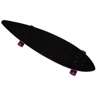 スケートボード ロングスケートボード スケボー ロンスケ SK030 黒/紫(スケートボード)