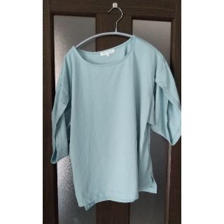 ザショップティーケー(THE SHOP TK)のTHE SHOP TK　レディース　Ｔシャツ 水色(Tシャツ(半袖/袖なし))