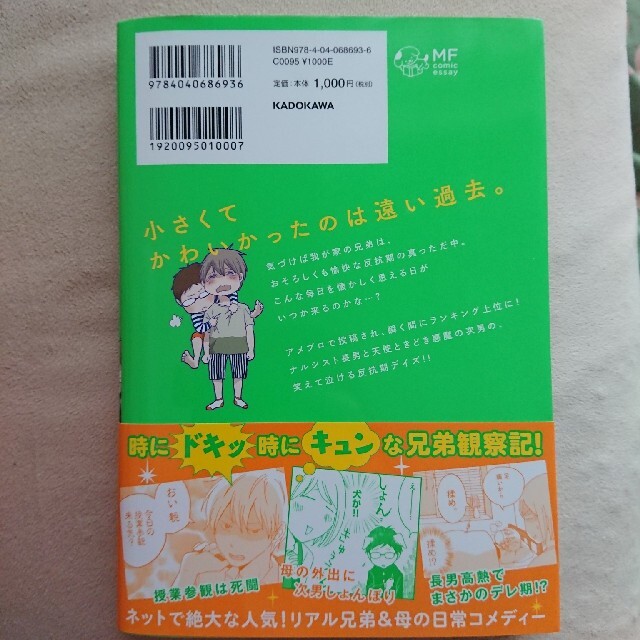 ナイフみたいにとがってら 反抗期男子観察日記 エンタメ/ホビーの本(住まい/暮らし/子育て)の商品写真