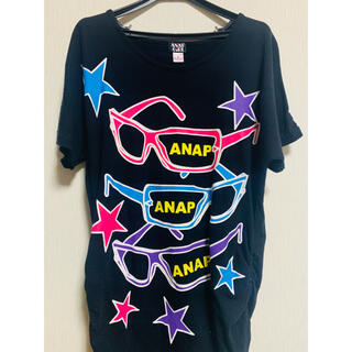 アナップ(ANAP)の【アナップガール】メガネ半袖Tシャツ♪ANAPGIRL(Tシャツ/カットソー)