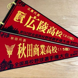 【こういち様専用】高校野球　ペナント(記念品/関連グッズ)