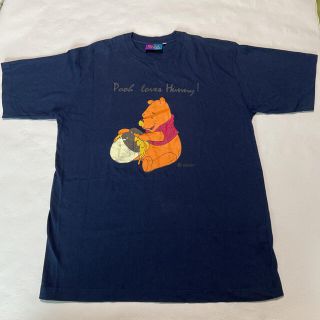 【Fサイズ】Pooh クマのプーさん ディズニー Tシャツ Tee プリントT(Tシャツ/カットソー(半袖/袖なし))