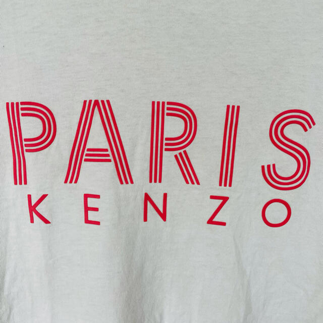 KENZO(ケンゾー)のKENZO PARIS ケンゾー　Tシャツ デカロゴ　センターロゴ　ポルトガル製 メンズのトップス(Tシャツ/カットソー(半袖/袖なし))の商品写真