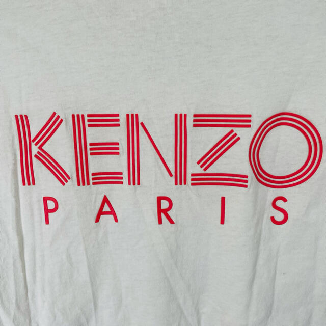 KENZO(ケンゾー)のKENZO PARIS ケンゾー　Tシャツ デカロゴ　センターロゴ　ポルトガル製 メンズのトップス(Tシャツ/カットソー(半袖/袖なし))の商品写真