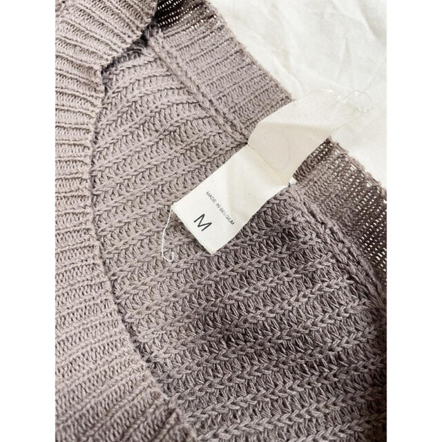 パステルオリーブ O project / WIDE FIT KNITTED CREW NECK - ニット