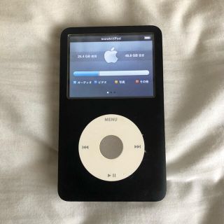 アップル(Apple)のipod classic 80GB バッテリー新品(ポータブルプレーヤー)