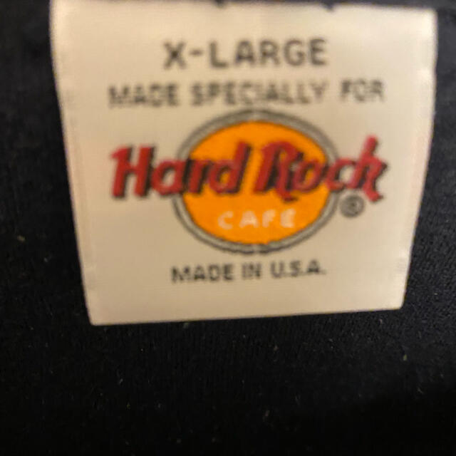 【USA製】ハードロックカフェ　トレーナー大人気　刺繍ロゴ　ビッグロゴ　希少 7