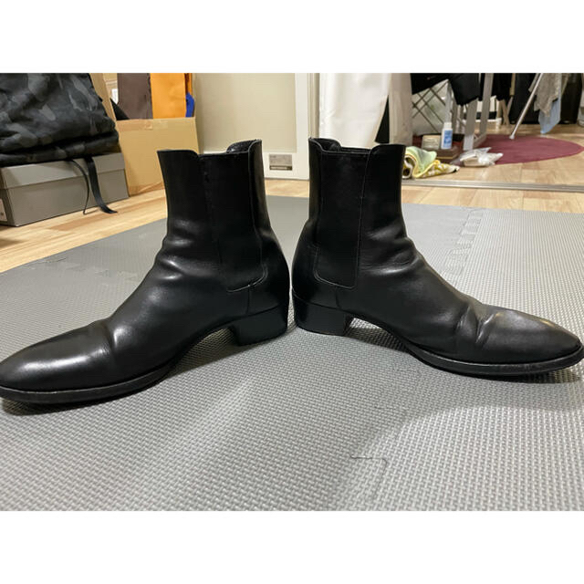 39255cm実寸サンローラン サイドゴア チェルシー ブーツ SAINT LAURENT