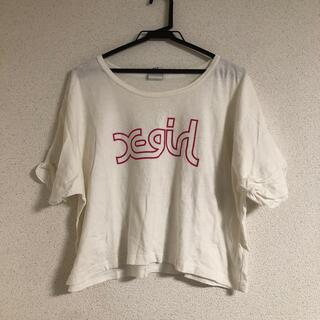 エックスガール(X-girl)のx-girl tシャツ(Tシャツ(半袖/袖なし))