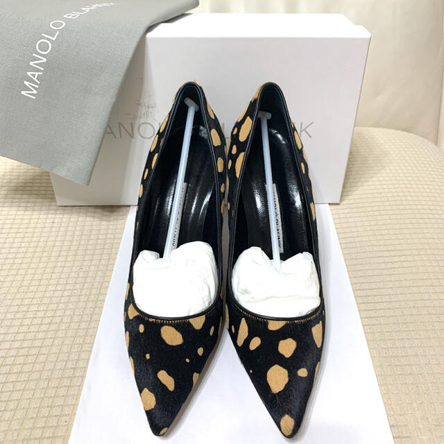 極美品　マノロ　パンプス　BB アニマル　ハイヒール　manolo