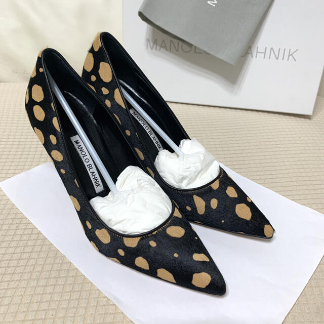 MANOLO BLAHNIK(マノロブラニク)の極美品　マノロ　パンプス　BB アニマル　ハイヒール　manolo レディースの靴/シューズ(ハイヒール/パンプス)の商品写真