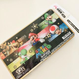 ミツビシエンピツ(三菱鉛筆)のスーパーマリオ　色鉛筆　12色　/  色えんぴつ　マリオ(色鉛筆)