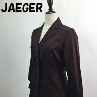 イエーガー(JAEGER)の【人気】イエガー スーツセットアップ ジャケット スカート 上下セット サイズ8(スーツ)