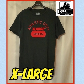 エクストララージ(XLARGE)のXLARGE エクストララージ アメカジ 半袖 Tシャツ カットソー 赤 黒(Tシャツ/カットソー(半袖/袖なし))