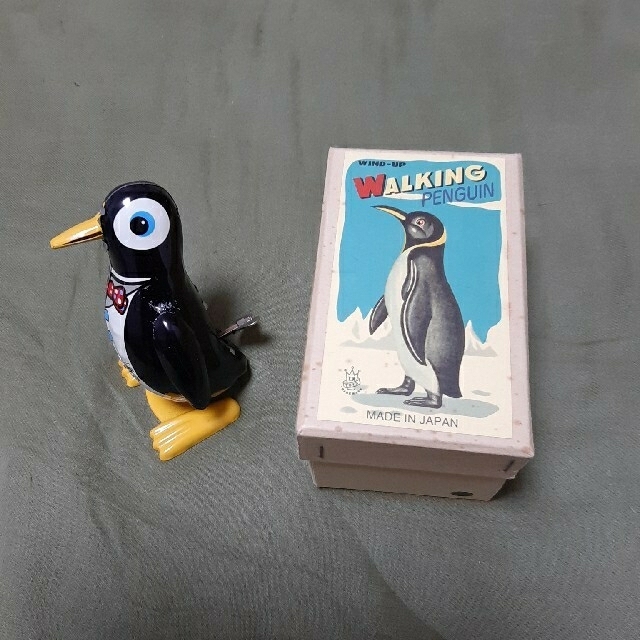 オリジナルデザイン手作り商品 ペンギンブリキ人形❤︎1965年フランス
