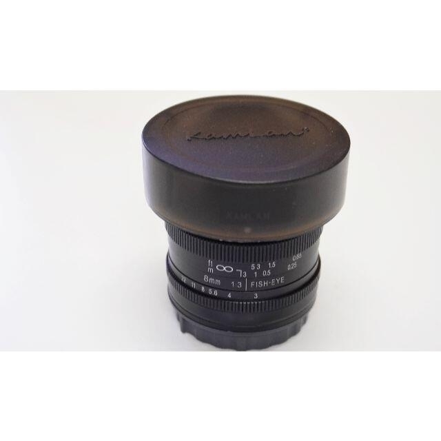 Kamlan 8mm F3.0 ソニーＥマウント用フィッシュアイAPS-Cレンズ