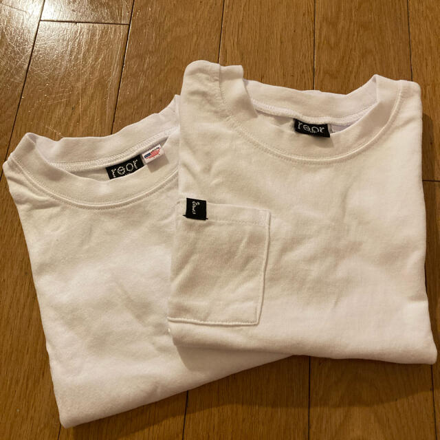 コストコ(コストコ)のreor 120白Tシャツ　値下げ☻ キッズ/ベビー/マタニティのキッズ服男の子用(90cm~)(Tシャツ/カットソー)の商品写真