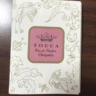 トッカ(TOCCA)の非売品　トッカ　オードパルファム　サンプル　クレオパトラ(香水(女性用))