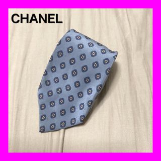 シャネル(CHANEL)のCHANEL シャネル　ネクタイ　グレー(ネクタイ)