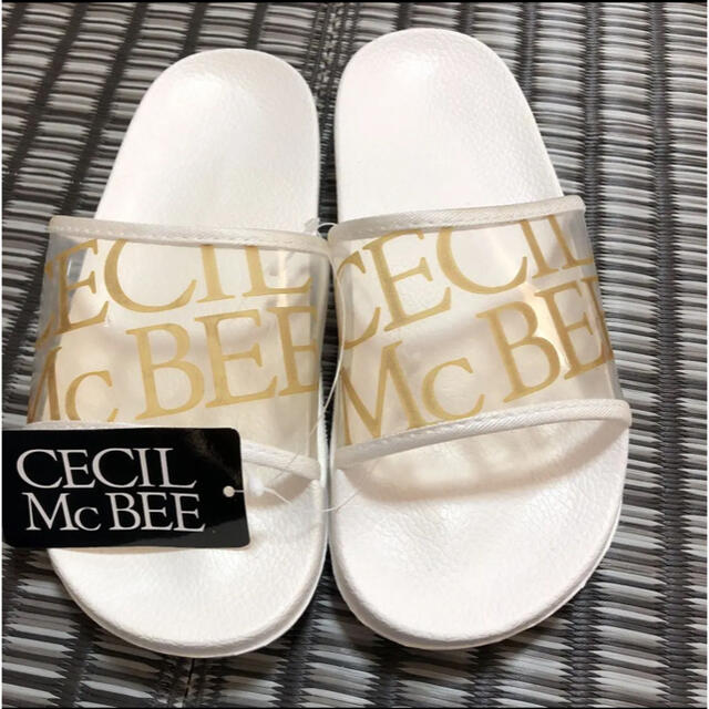 CECIL McBEE(セシルマクビー)のラスト1足　新品 CECIL Mc BEE シャワーサンダル Mサイズ レディースの靴/シューズ(サンダル)の商品写真