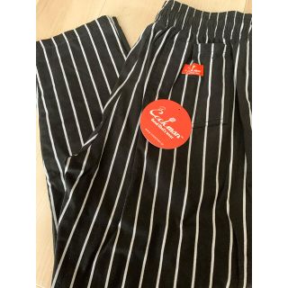 シップス(SHIPS)のCookman シェフパンツ Chef Pants Stripe Black L(ワークパンツ/カーゴパンツ)