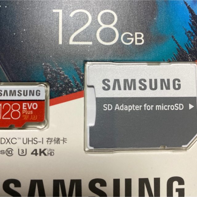SAMSUNG(サムスン)のマイクロSDカード サムスン 128GB SAMSUNG 送料無料 スマホ/家電/カメラのPC/タブレット(PC周辺機器)の商品写真