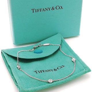 ティファニー(Tiffany & Co.)の未使用 希少 ティファニー 3P ダイヤ バイザヤード ブレスレット WB23(ブレスレット/バングル)