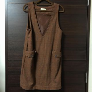 ダブルクローゼット(w closet)のジャンスカ(ひざ丈ワンピース)