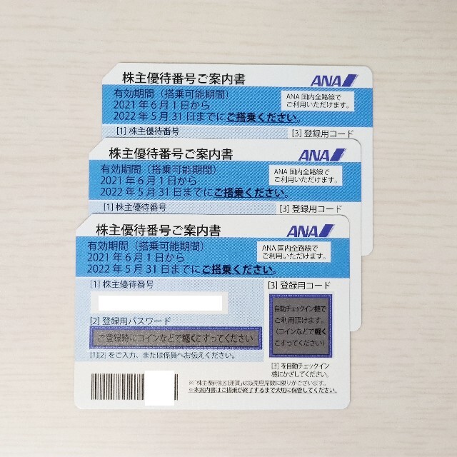 ANA 株主優待券 3枚 - arkiva.gov.al