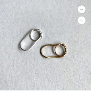 TWO FINGER MATTE RING ゴールド(リング(指輪))