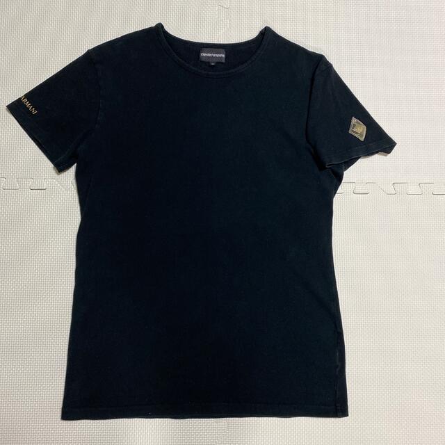 Emporio Armani(エンポリオアルマーニ)の【エンポリオアルマーニ 】ラインストーン&ロゴ入り半袖Tシャツ　 メンズのトップス(Tシャツ/カットソー(半袖/袖なし))の商品写真