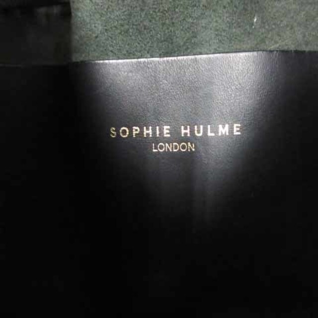 SOPHIE HULME(ソフィーヒュルム)のソフィーヒュルム ロンドン ショルダーバッグ ハンドバッグ レザー 黒 レディースのバッグ(ショルダーバッグ)の商品写真