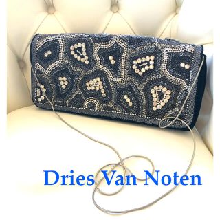 ドリスヴァンノッテン(DRIES VAN NOTEN)の値下　新品　Dries Van Noten クラッチ　チェーンバッグ　ビジュー(ショルダーバッグ)