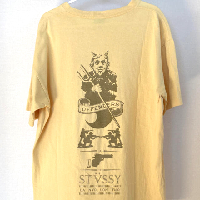 STUSSY(ステューシー)のステューシー　半袖Tシャツ イエロー　M メンズのトップス(Tシャツ/カットソー(半袖/袖なし))の商品写真