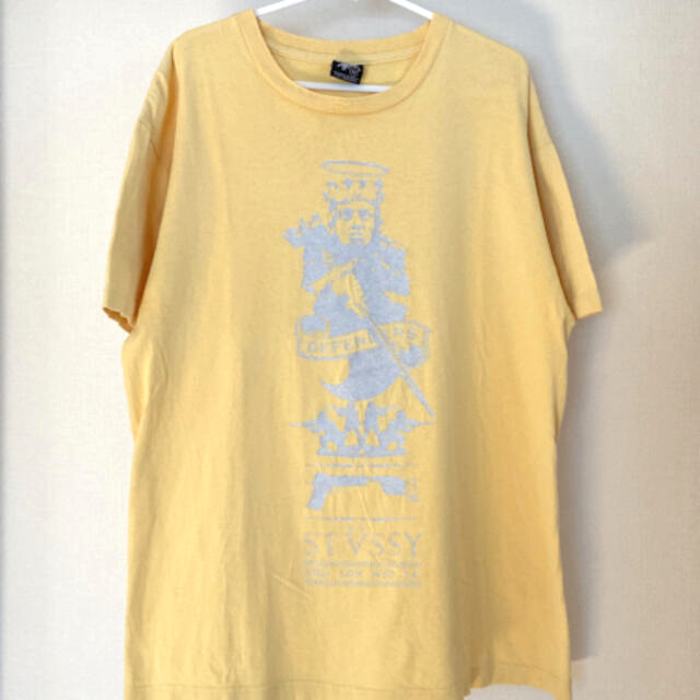 STUSSY(ステューシー)のステューシー　半袖Tシャツ イエロー　M メンズのトップス(Tシャツ/カットソー(半袖/袖なし))の商品写真