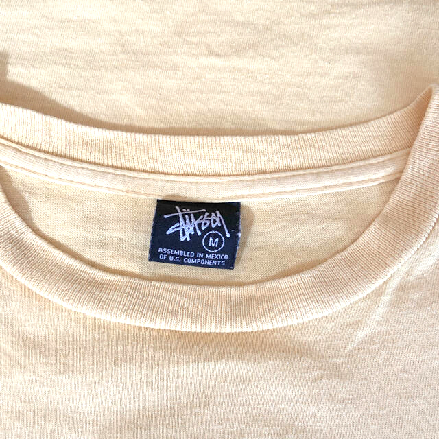 STUSSY(ステューシー)のステューシー　半袖Tシャツ イエロー　M メンズのトップス(Tシャツ/カットソー(半袖/袖なし))の商品写真