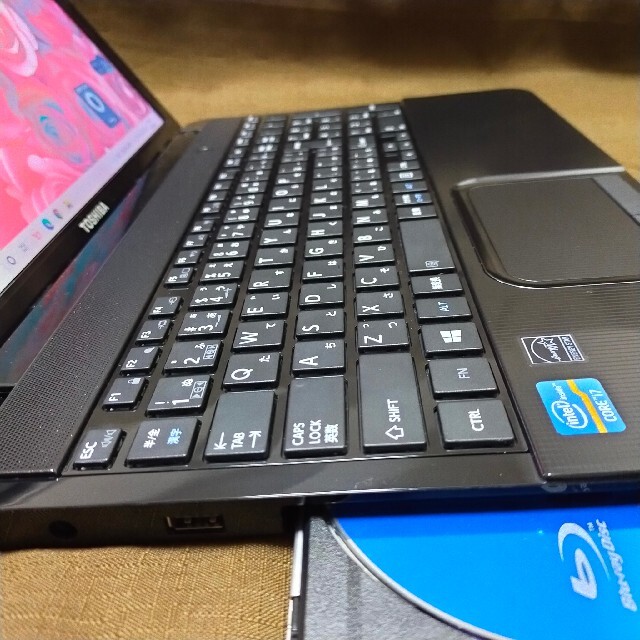 初心者OK/爆速4コア i7/高速SSD480/ブルーレイ/ノートパソコン/美品