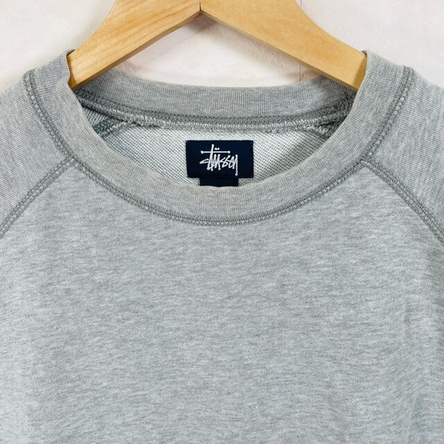 STUSSY(ステューシー)の90Sオールドstussyステューシー　プリントTシャツ　スウェット生地紺タグ メンズのトップス(Tシャツ/カットソー(半袖/袖なし))の商品写真