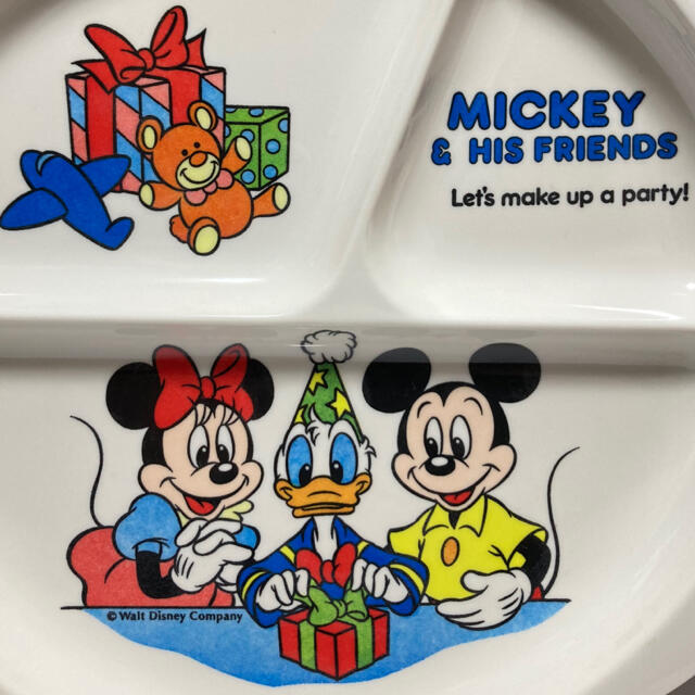 Disney(ディズニー)の90s ディズニー　ランチプレート　未使用　Disney　ヴィンテージ　貴重　 エンタメ/ホビーのおもちゃ/ぬいぐるみ(キャラクターグッズ)の商品写真