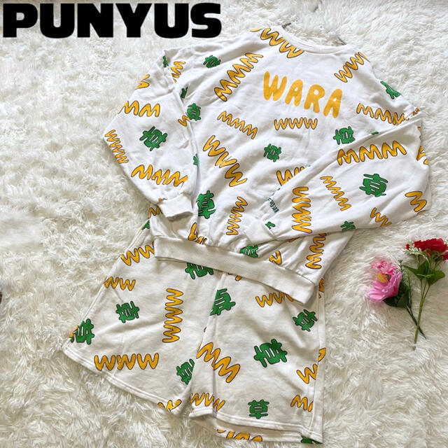 PUNYUS(プニュズ)の【PUNYUS】プニュズ　感情総柄スウェットセットアップ　ゆったり　渡辺直美 レディースのトップス(トレーナー/スウェット)の商品写真