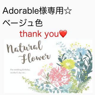 Adorable様専用☆ベージュ色(毛布)