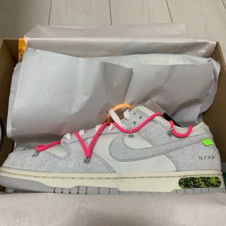 オフホワイト(OFF-WHITE)のnike off-white dunk 28.5 ナイキ オフホワイト ダンク(スニーカー)