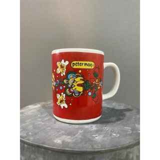 ビンテージ 70s 希少 ピーターマックス Peter MAX マグカップ(グラス/カップ)