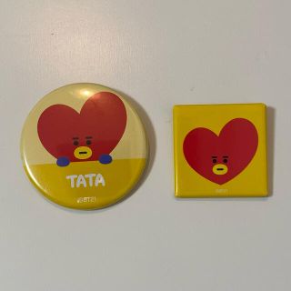 ボウダンショウネンダン(防弾少年団(BTS))のBT21 TATA 缶バッジ(アイドルグッズ)