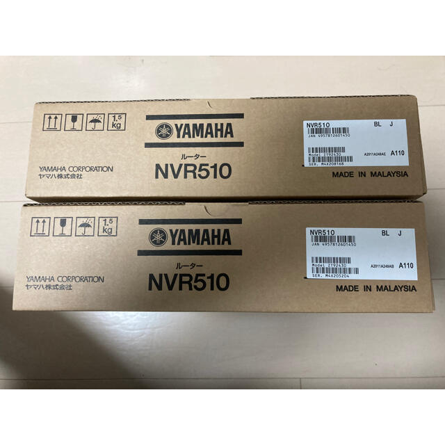 YAMAHA NVR510 2台