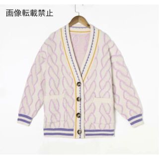 ザラ(ZARA)の🎐8月新作🍧5229◆vintage ヴィンテージ 柄 ニット カーディガン(カーディガン)